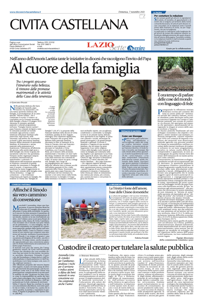 Avvenire - pagina diocesana del 7/11/2021